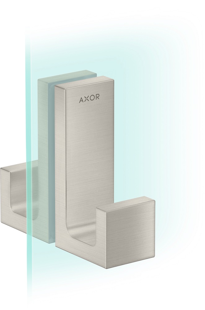 Axor Universal Rectangular Duschtürgriff stainless steel optic