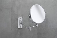 Vorschau: Duravit D-Code Kosmetikspiegel Ø20cm, 3-fache Vergrößerung, schwenkbar, chrom