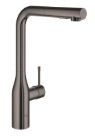 Vorschau: Grohe Essence Einhand-Spültischbatterie mit herausziehbarer Dual Spülbrause, hard graphite 