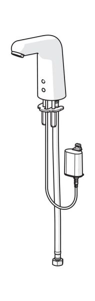 Hansa Hansamedipro Waschtisch-Elektronik-Batterie, Batteriebetrieb 6 V, Infrarot, chrom