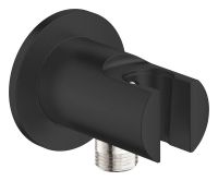 Grohe Tempesta Wandanschlussbogen mit Handbrausehalter, matt black 286282431