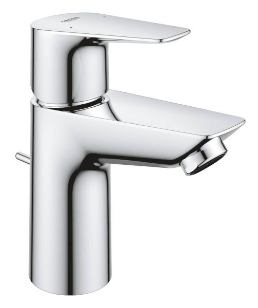 Grohe BauEdge Waschtischarmatur S-Size, LowFlow 3,5 l/min, mit Ablaufgarnitur, chrom 23894001 