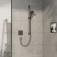 Vorschau: Hansgrohe ShowerSelect Comfort E Thermostat Unterputz für 1 Verbraucher, brushed black chrome
