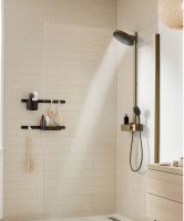 Vorschau: Hansgrohe Pulsify S Duschsystem EcoSmart bronze 24241140