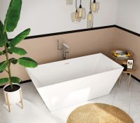 Vorschau: Duravit DuraMaty freistehende Rechteck-Badewanne 170x80cm, weiß 700575000000000