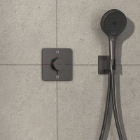 Vorschau: Hansgrohe ShowerSelect Comfort Q Thermostat Unterputz für 2 Verbraucher, brushed black chrome