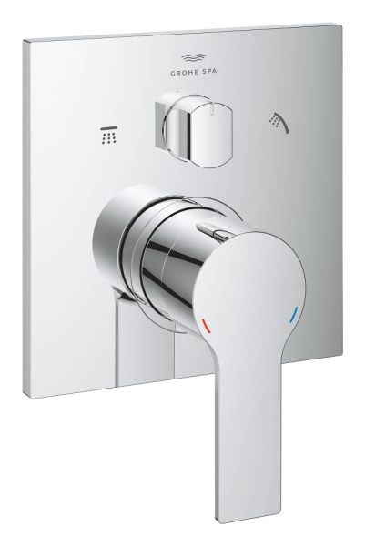 Grohe Allure Einhandbatterie mit 3-Wege Umstellung, eckig, chrom 29176001 