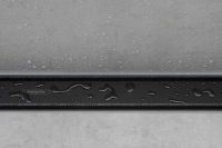 Vorschau: Hansgrohe RainDrain Match Fertigset Duschrinne 120cm, höhenverstell. Rahmen, befliesbar, schwarz matt 56042670