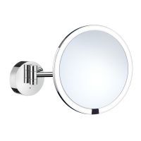 Smedbo Outline Kosmetikspiegel mit LED-Beleuchtung, PMMA, chrom FK487H