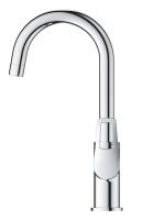 Vorschau: Grohe BauLoop Einhand-Waschtischbatterie L-Size mit Push-Open Ablaufgarnitur, chrom