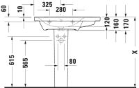 Vorschau: Duravit D-Neo Waschtisch rechteckig 80x48cm, mit Überlauf, mit Wondergliss, weiß 23698000001