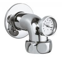 Grohe Abgangsbogen mit Thermometer, DN 40, chrom