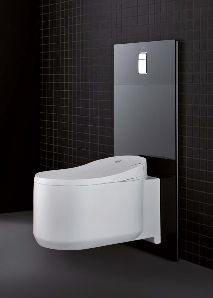 Grohe Design-Glasplatte Skate Cosmopolitan, velvet black