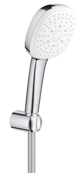 Grohe Tempesta Cube 110 Wandhalterset mit Brauseschlauch 150cm, 3 Strahlarten, 7,4 l/min, chrom 27588003