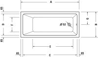 Vorschau: Duravit No.1 Rechteck-Badewanne 180x80cm, weiß