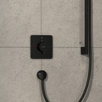 Vorschau: Hansgrohe ShowerSelect Comfort Q Thermostat Unterputz, 1 Verbraucher, schwarz matt