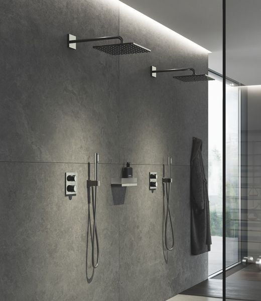 Grohe Rainshower 310 SmartActive Cube Kopfbrause 31x31cm hard graphite 26479A00