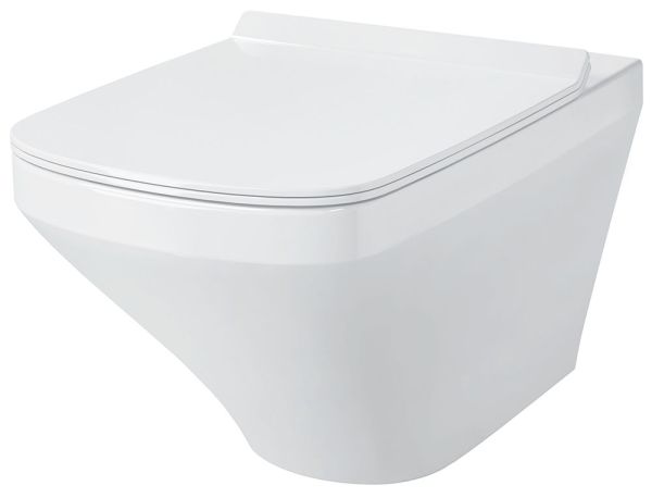 Duravit DuraStyle Wand-WC rimless, Tiefspüler, weiß