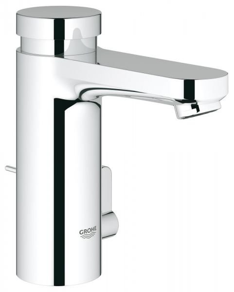 Grohe Eurosmart CT Selbstschluss-Waschtischbatterie, mit Mischung, mit Ablaufgarnitur, chrom