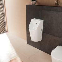 Vorschau: Hansgrohe EluPura Original S Urinal, Zulauf von hinten, spülrandlos, weiß