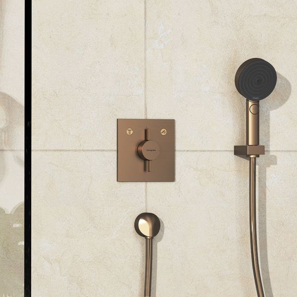 Hansgrohe DuoTurn E Mischer Unterputz für 2 Verbraucher, brushed bronze