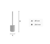 Vorschau: Smedbo WC-Bürstengarnitur, weiß