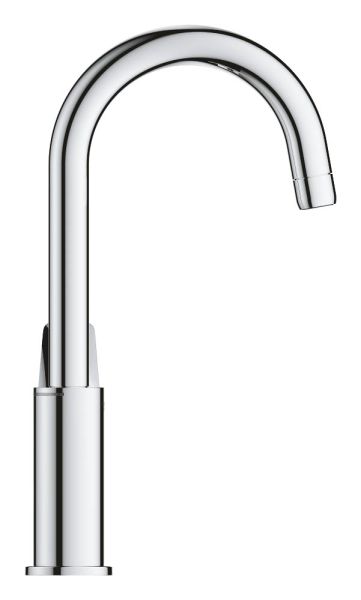 Grohe BauLoop Einhand-Waschtischbatterie L-Size mit Push-Open Ablaufgarnitur, chrom