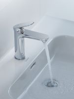 Duravit Wave Einhebel-Waschtischarmatur M mit Zugstangen-Ablaufgarnitur, chrom WA1020001010