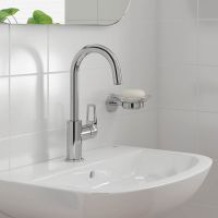 Vorschau: Grohe BauLoop Einhand-Waschtischbatterie L-Size mit Push-Open Ablaufgarnitur, chrom 23891001 