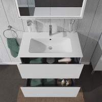 Vorschau: Duravit L-Cube Waschtischunterschrank bodenstehend 82x48cm mit 2 Schubladen für ME by Starck 233683