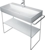 Vorschau: Duravit DuraSquare Metallkonsole bodenstehendWandmontage zu Waschtisch 235310, chrom 0031031000