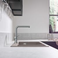 Hansgrohe Talis M54 Einhebel-Küchenmischer 270 mit Ausziehauslauf, Niederdruck, 1jet, chrom 72860000