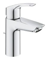 Grohe Eurosmart Waschtischbatterie S-Size, mit Ablaufgarnitur, wassersparend, chrom 33265003