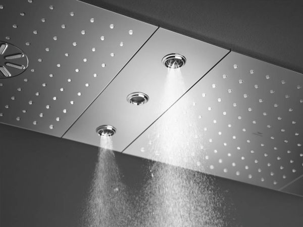 Grohe Rainshower Aqua Deckenbrause Abdeckung für 3 Strahlbildner, chrom