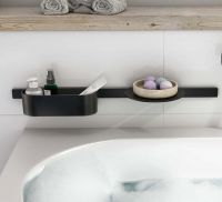 Hansgrohe WallStoris Ablagekorb tief, schwarz matt 27912670