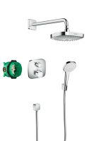 Vorschau: Hansgrohe Design ShowerSet Croma Select E/ Ecostat E, chrom