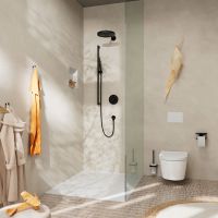 Vorschau: Hansgrohe ShowerSelect Comfort S Thermostat Unterputz für 2 Verbraucher, schwarz matt