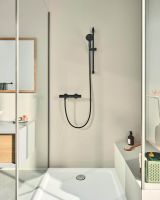 Vorschau: Grohe Tempesta 110 Brausestangenset 60cm, 2 Strahlarten, 7,4 l/min, matt black