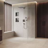 Vorschau: Hansgrohe RainDrain Minimalistic Fertigset Duschrinne 70cm, befliesbar