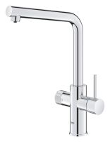 Vorschau: Grohe Blue Pure Minta Einzelarmatur mit Filterfunktion, schwenkbarer L-Auslauf, chrom