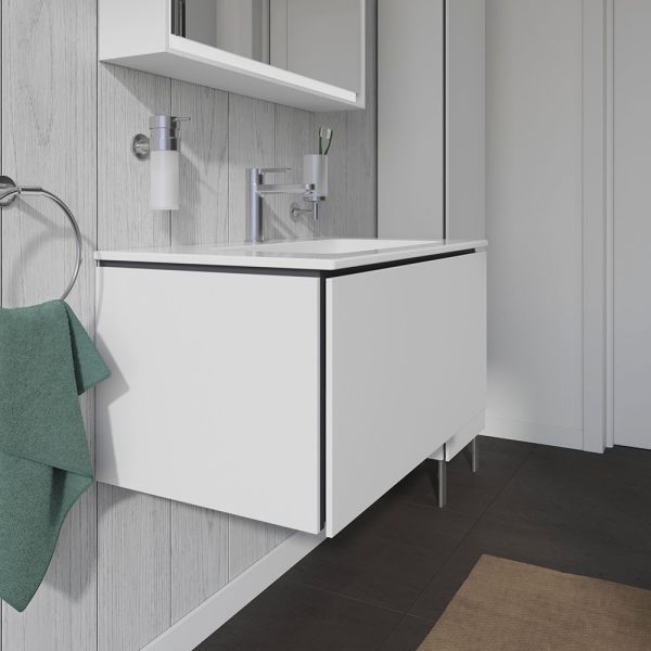 Duravit L-Cube Waschtischunterschrank 82x48cm, 1 Schublade für ME by Starck 233683, 234583, 234683