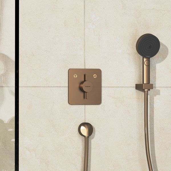 Hansgrohe DuoTurn Q Mischer Unterputz für 2 Verbraucher, brushed bronze