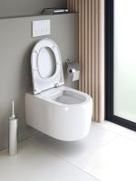 Vorschau: Duravit Qatego WC-Sitz mit Absenkautomatik, für 255609 und 202009, 46,3x36,9cm, weiß