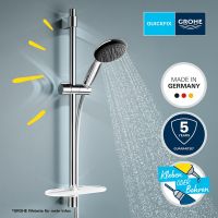 Vorschau: Grohe QuickFix Vitalio Start 110 Brausestangenset wassersparend inkl. Ablage, Handbrause 2 jet, Schlauch chrom 26952001