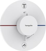 Vorschau: Hansgrohe ShowerSelect Comfort S Thermostat UP, weiß matt 15556700