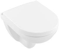 Vorschau: Villeroy&Boch O.Novo Tiefspül-WC Compact, spülrandlos mit DirectFlush 5688R001