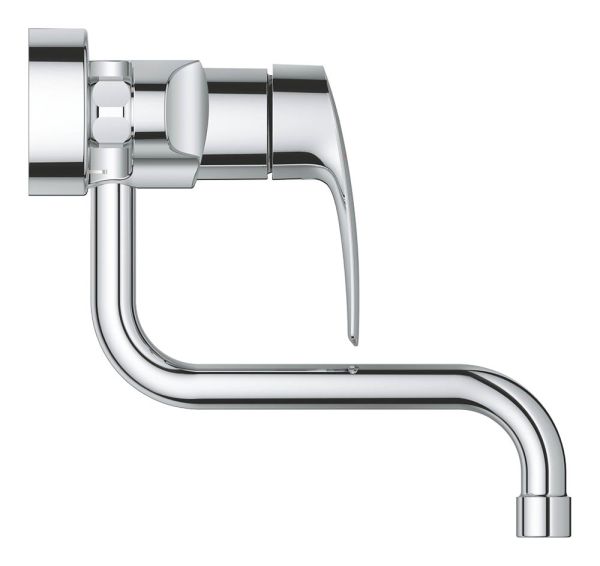 Grohe Eurosmart Spültischbatterie, Wandmontage, Ausladung 21,6cm, chrom