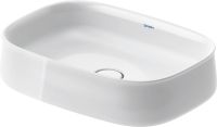 Duravit Zencha Aufsatzbecken 55x39cm WonderGliss weiss 23735500791