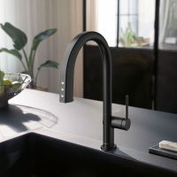 Vorschau: Hansgrohe Aqittura M91 Küchenarmatur mit SodaSystem 210 Starter Set, mit sBox lite, schwarz matt 76839670