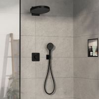 Vorschau: Hansgrohe ShowerSelect Comfort Q Thermostat Unterputz für 2 Verbraucher, schwarz matt